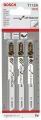 Bosch - Yalıtım Malzemeleri Ve Aşındırıcı Malzemeler İçin T 113 A Dekupaj Testeresi Bıçağı - 3'Lü Paket 2608635177