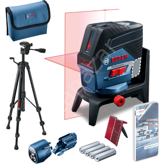Bosch GCL 2-50 C +RM2 + BT150 Çapraz ve Noktasal Lazer 0601066G02