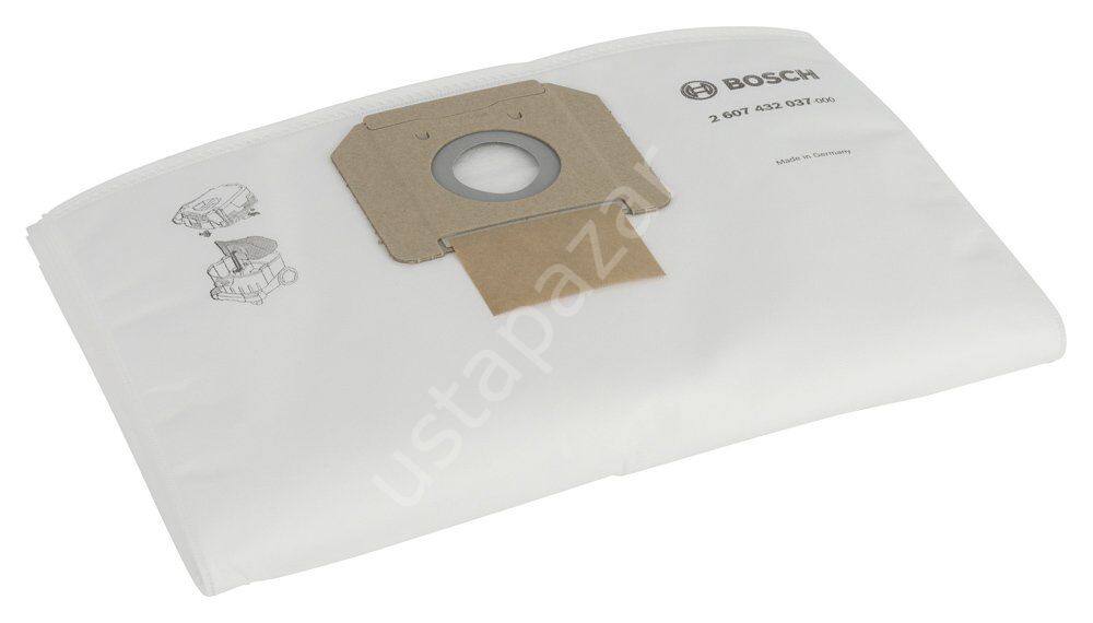 Bosch - Elektrikli Süpürgeler İçin Yün Filtre Torbası (GAS 35 MAFC için uygun) 2607432037