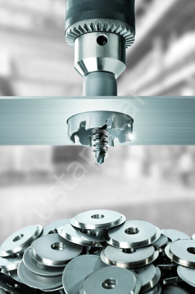 Bosch - Endurance Serisi Ağır Metaller için TCT Delik Açma Testeresi (Panç) Dışarı Atma Yayı 2608594161