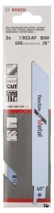 Bosch - Flexible Serisi Metal için Panter Testere Bıçağı S 922 AF - 2'li 2608656036
