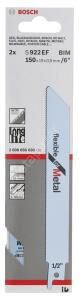 Bosch - Flexible Serisi Metal için Panter Testere Bıçağı S 922 EF - 2'li 2608656038