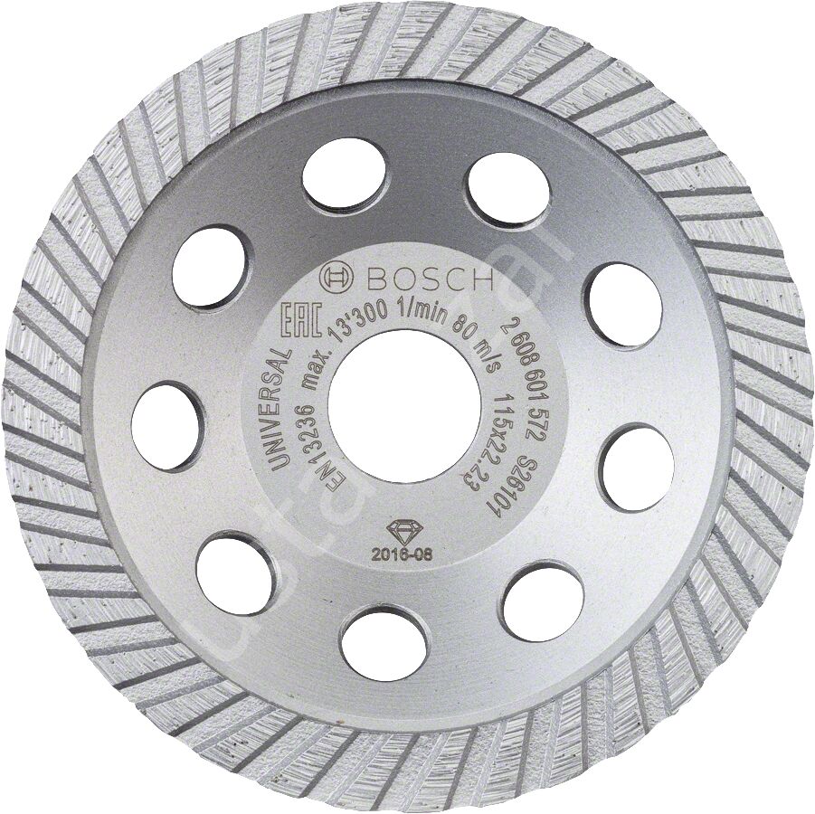 Bosch - Standart Seri Universal Turbo Elmas Çanak Disk 115 mm 2608601572