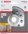 Bosch - Standart Seri Universal Turbo Elmas Çanak Disk 125 mm 2608601574