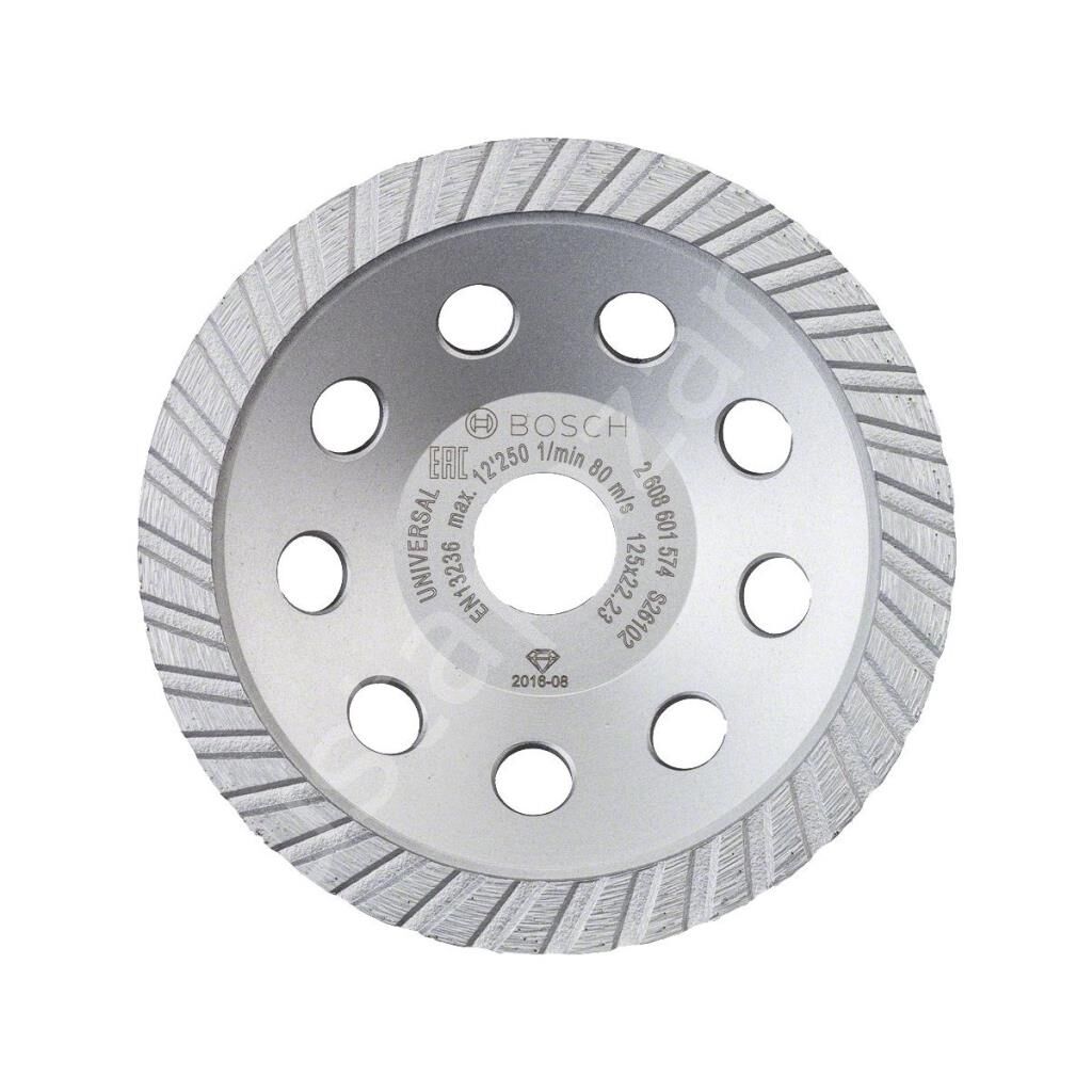 - Standart Seri Universal Turbo Elmas Çanak Disk 125 mm