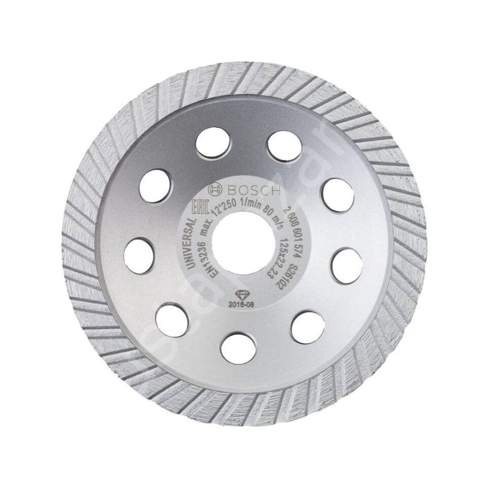 - Standart Seri Universal Turbo Elmas Çanak Disk 125 mm
