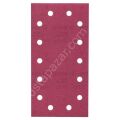 Bosch - Titreşimli Zımpara Kağıdı 10'Lu, 115 X 230 Mm 180 Kum 14 Delik