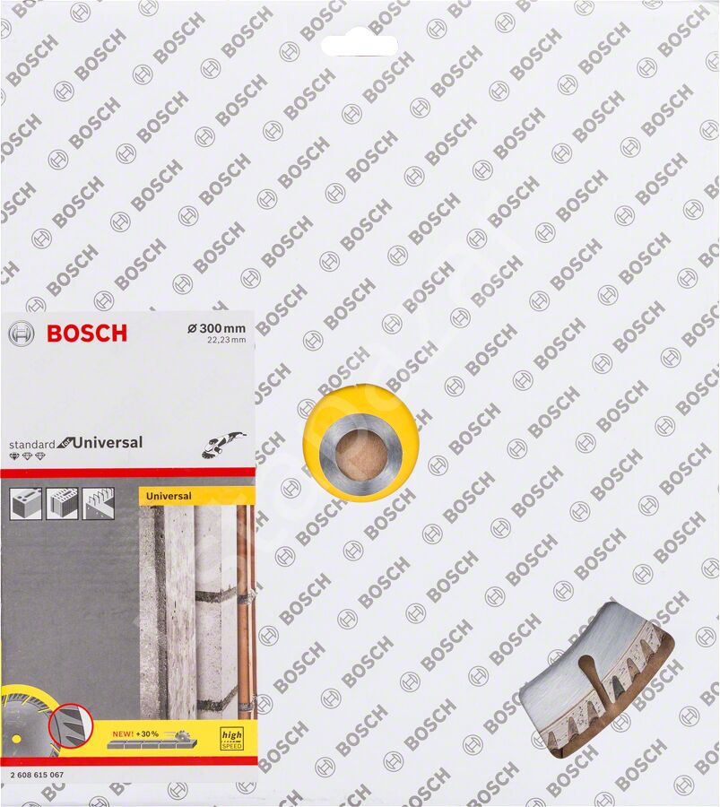Bosch - Standard Seri Genel Yapı Malzemeleri İçin Elmas Kesme Diski 300 mm 2608615067