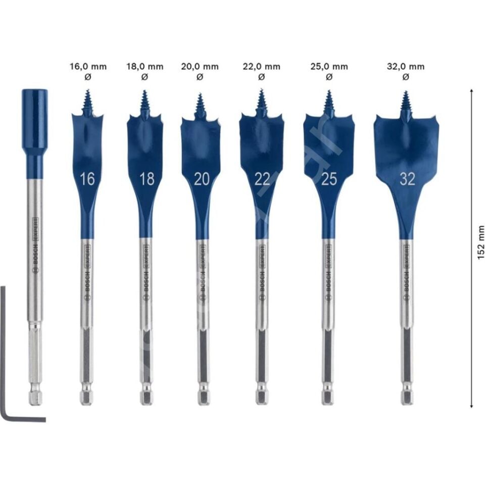 16-32 mm 7’li Expert Yaprak Matkap Ucu Seti 2608900334