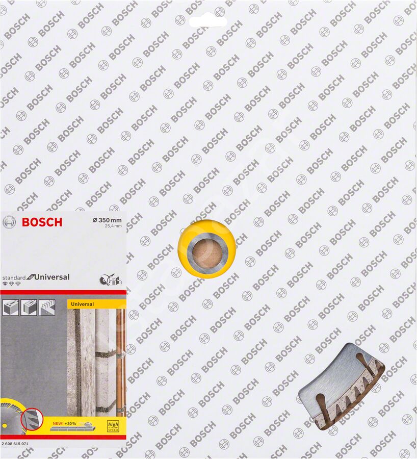 Bosch - Standard Seri Genel Yapı Malzemeleri ve Metal İçin Elmas Kesme Diski 350*25,4 mm 2608615071