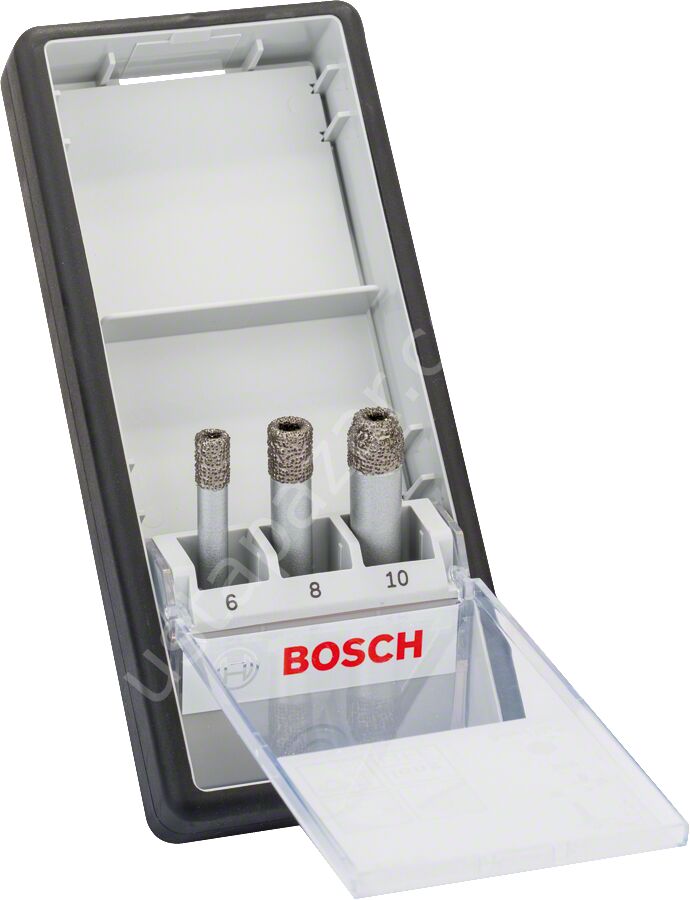 Bosch - Standard Seri, Matkap İçin Seramik Kuru Elmas Delici Seti 3 Parça 6/8/10*33 mm 2607017341