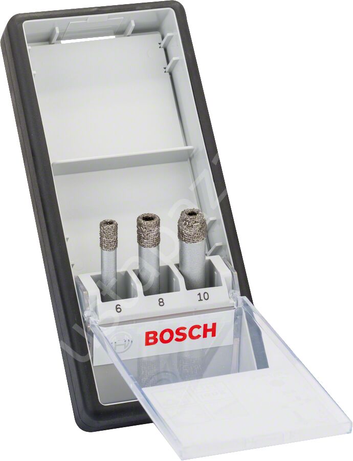 Bosch - Standard Seri, Matkap İçin Seramik Kuru Elmas Delici Seti 3 Parça 6/8/10*33 mm 2607017341