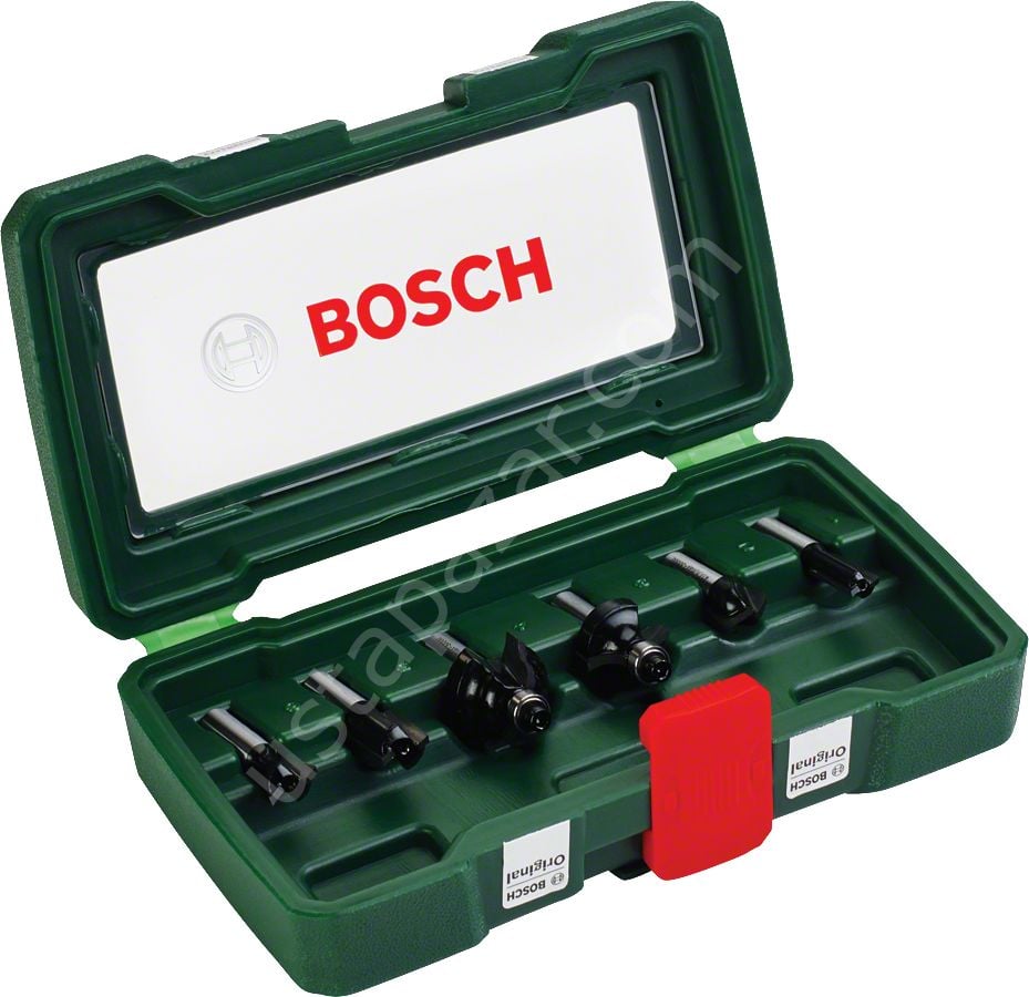 Bosch - 6 Parça Freze Seti 8 mm Şaftlı 2607019463