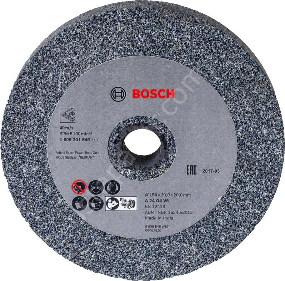 Bosch - GBG 35-15 Taşlama Motorları İçin Taş 150*20*20 mm 24 Kum 1609201649