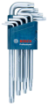Bosch Profesyonel Alyan Anahtar Takımı Torx 9 parça (10-50mm) 1600A01TH4