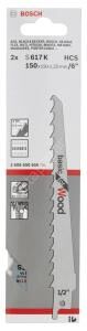 Bosch - Basic Serisi Ahşap için Panter Testere Bıçağı S 617 K - 2'li 2608650616