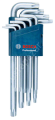 Bosch Profesyonel Alyan Anahtar Takımı Hex 9 Parça (1,5-10mm) 1600A01TH5