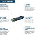 Bosch Professional GVD 1000-17 Temassız Voltaj Test Cihazı (12V-1000V AC)  0601077000