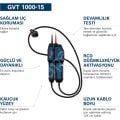 Bosch Professional GVT 1000-15 Voltaj Test Cihazı (12V-1000V AC/DC-CAT IV) 0601077800