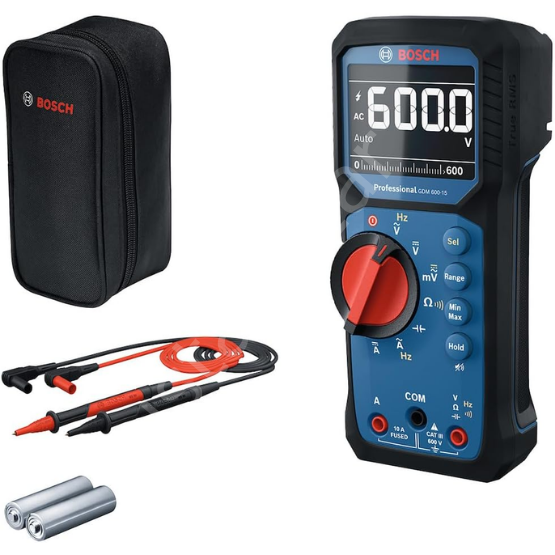 Bosch Professional GDM 600-15 Dijital Multimetre (600V - CAT III) 0601077300