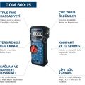 Bosch Professional GDM 600-15 Dijital Multimetre (600V - CAT III) 0601077300