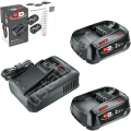 Bosch PBA 18 Volt Başlangıç Seti (2x2,5 Ah + AL 18V-44)