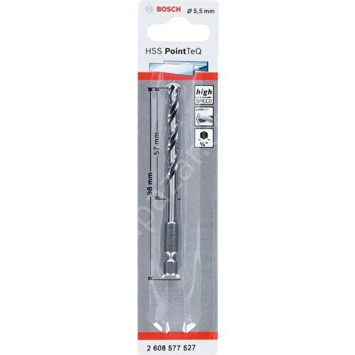 Bosch Pointeq 5,5mm 1/4 Adap. Metal Matkap Ucu 1'li 2608577527 Bosch