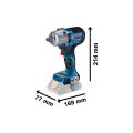 Bosch Professional GDS 18V-450 PC Akülü Darbeli Somun Sıkma Makinesi (Solo-Aküsüz) 06019K4101