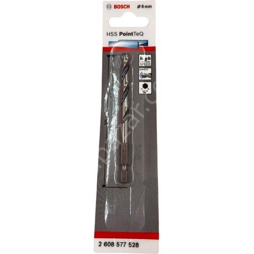 Point Teq Altıgen Şaftlı Hss Matkap Ucu 6 mm