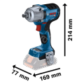 Bosch Professional GDS 18V-450 PC Akülü Darbeli Somun Sıkma Makinesi (Solo-Aküsüz) 06019K4101