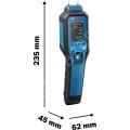 Bosch Professional GMP 1-13 İğne Uçlu Ahşap ve Yapı Malzemesi Nem Ölçer - 0601078000
