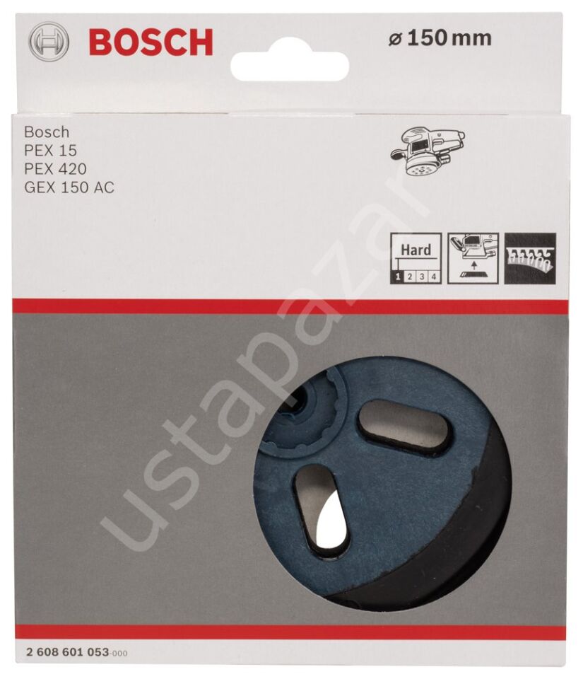 Bosch - 150 mm Zımpara Tabanı Sert 2608601053