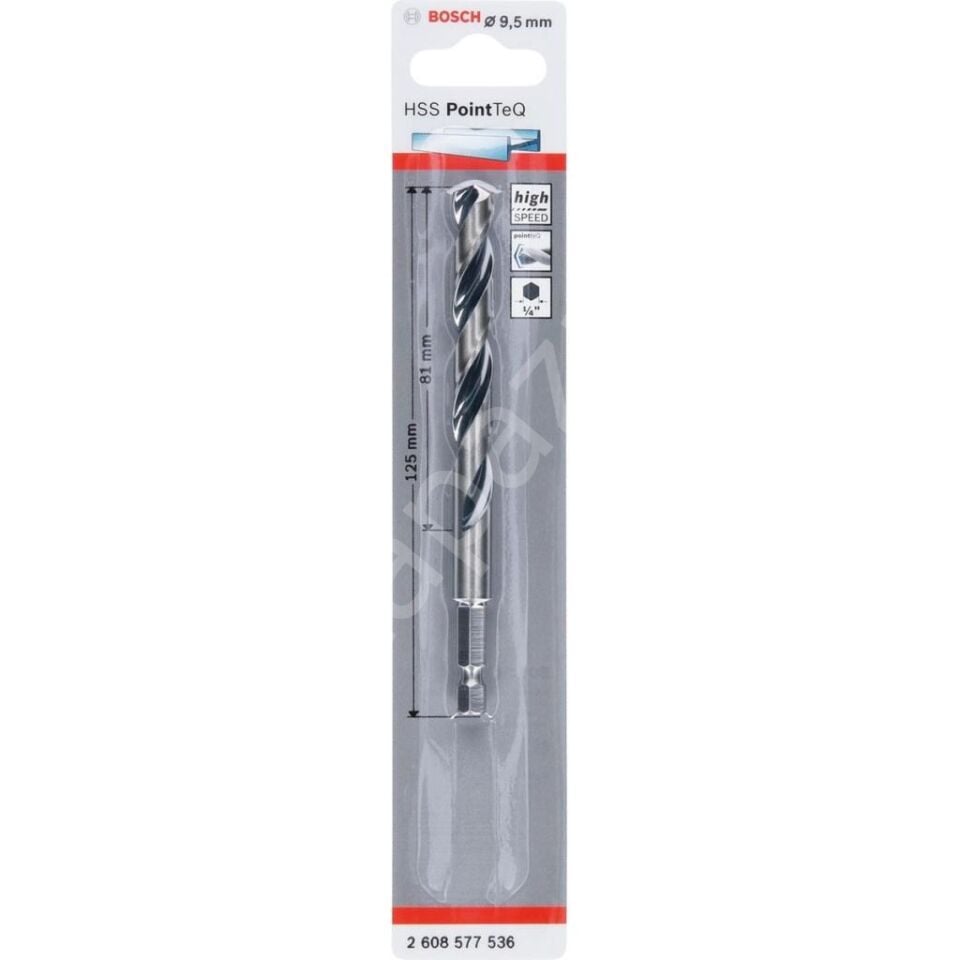 Pointeq 9.5mm 1/4 Adap. Metal Matkap Ucu 1'li 26085775236 Bosch