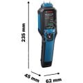 Bosch Professional GMP 2-15 Nem ve Sıcaklık Ölçer (İğne Uçlu / Termal / Bağıl Nem) - 0601078100