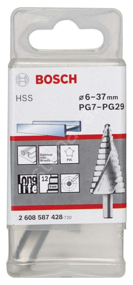 Bosch - HSS 12 Kademeli Matkap Ucu PG7-PG29 2608587428
