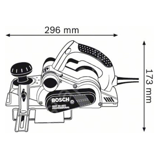 Bosch Professional GHO 40-82 C Planya 060159A760