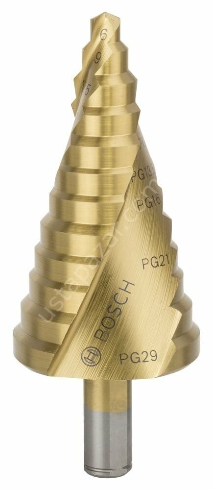 Bosch - HSS-TiN 12 Kademeli Matkap Ucu PG7-PG29 2608587435
