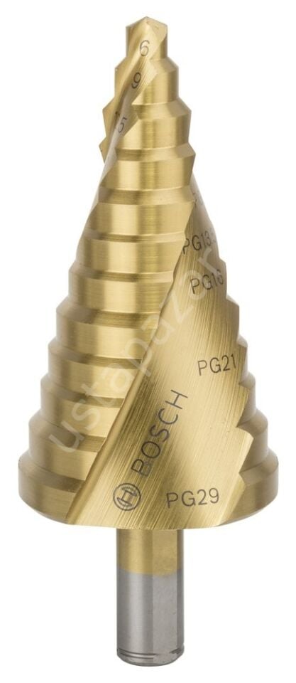 Bosch - HSS-TiN 12 Kademeli Matkap Ucu PG7-PG29 2608587435