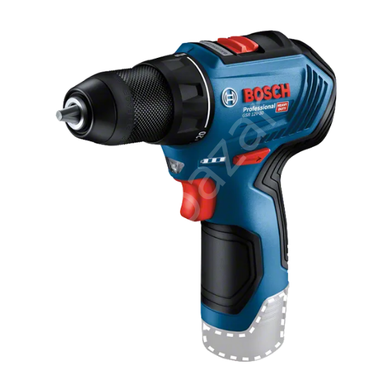 Bosch Professional GSR 12V-30 Çift Akülü 2 Ah Vidalama Makinesi 06019G9000
