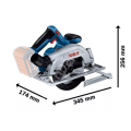 Bosch Professional Gks 185-LI Akülü Daire Testere 1X5A 06016C1223
