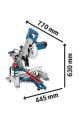 Bosch Professional Gcm 800 Sj Kızaklı 216 Mm Gönye Kesme Makinası