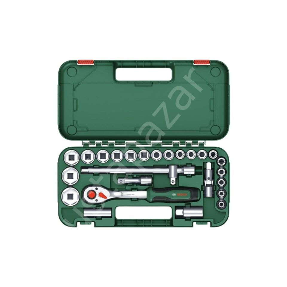 Bosch 1/2 Cırcırlı Somun Sıkma Seti 25 Parça 1600A02Z9F