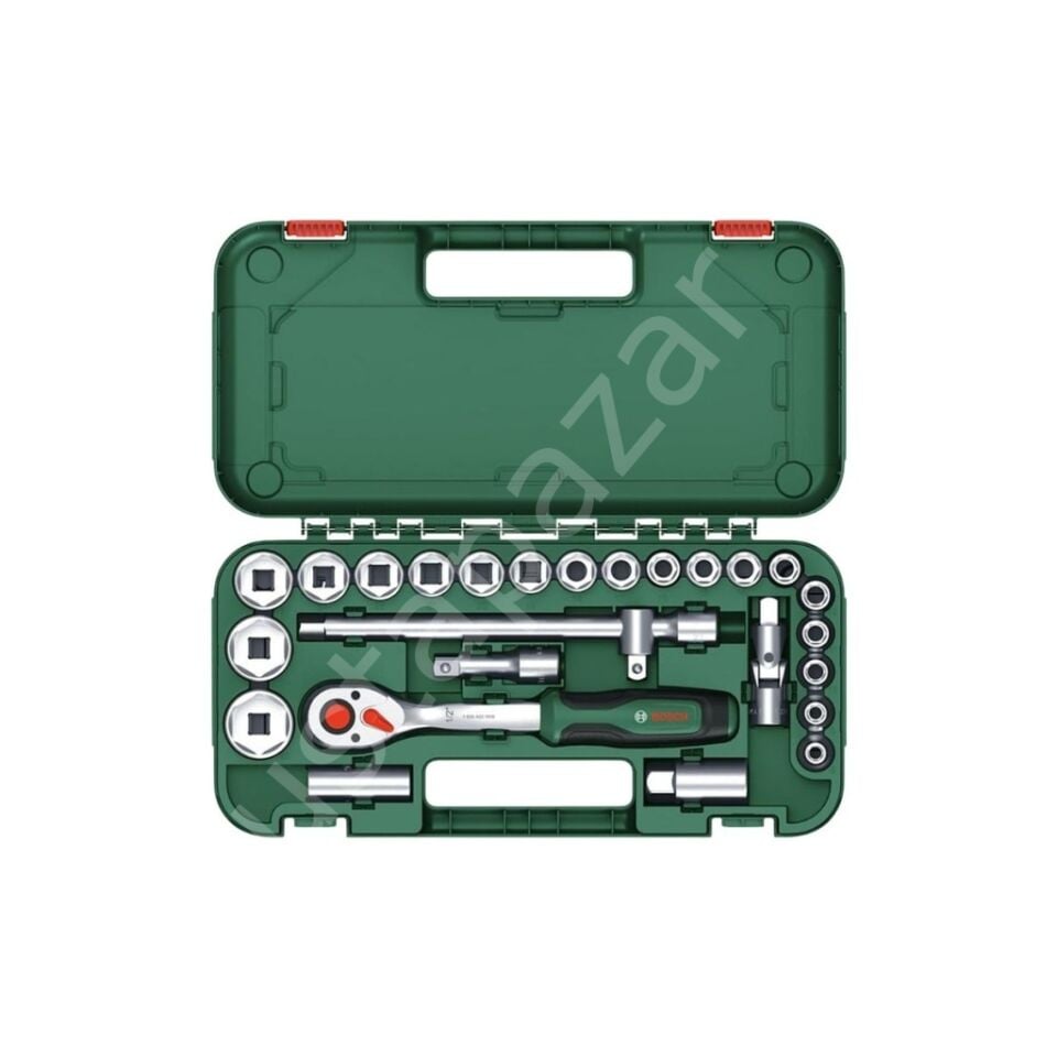 Bosch 1/2 Cırcırlı Somun Sıkma Seti 25 Parça 1600A02Z9F