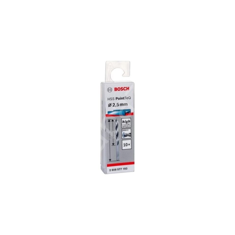Hss Pointteq 2,5 Mm Metal Matkap Ucu (10 Adet)