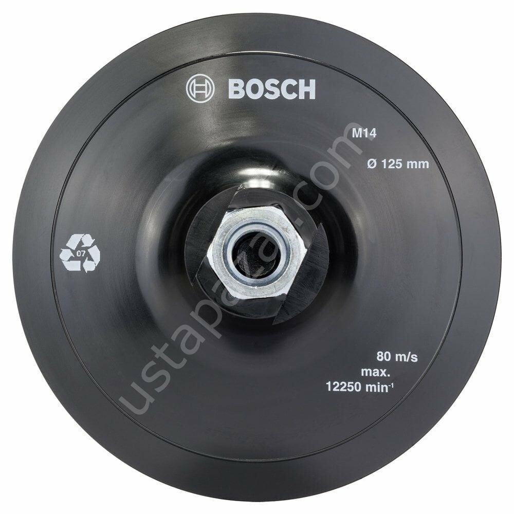 Bosch - 125 mm M14 Kağıt Zımparalar için Taban 2608601077