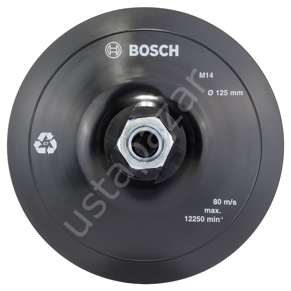 Bosch - 125 mm M14 Kağıt Zımparalar için Taban 2608601077