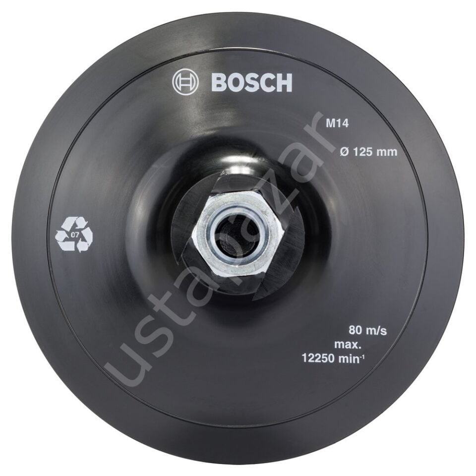 Bosch - 125 mm M14 Kağıt Zımparalar için Taban 2608601077