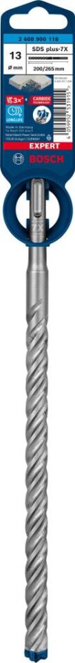 Bosch EXPERT- SDS-Plus-7X Serisi Kırıcı Delici Matkap Ucu 13*265  mm 2608900118