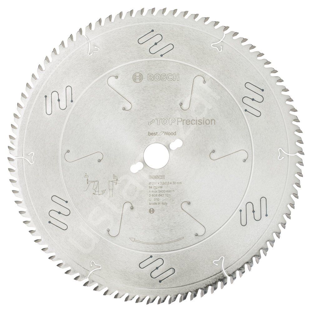 Bosch - Best Serisi Hassas Kesim Ahşap için Daire Testere Bıçağı 350*30 mm 84 Diş 2608642121