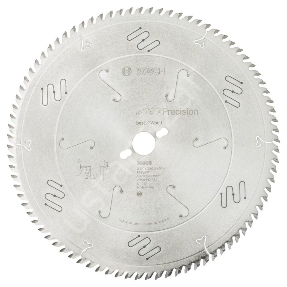 Bosch - Best Serisi Hassas Kesim Ahşap için Daire Testere Bıçağı 350*30 mm 84 Diş 2608642121